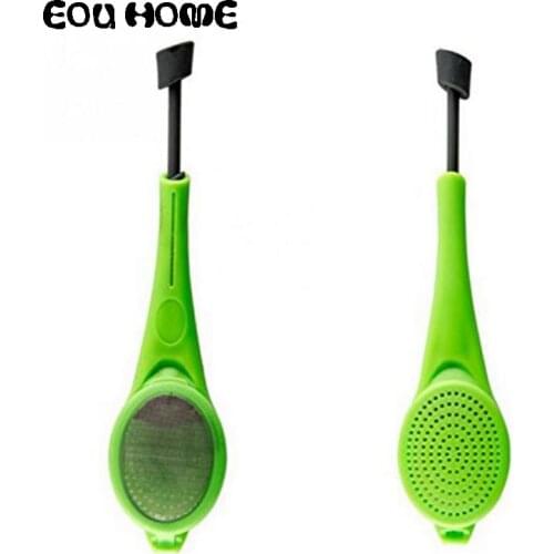 Tea Infuser Built-in plunger Healthy Intense Flavor Reusable Tea bag Plastic Tea&Coffee Strainer Measure Swirl Steep Stir&Press
