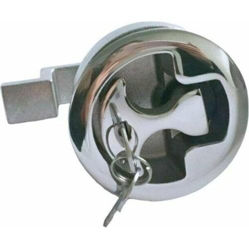 ISURE Marine 2" Flush Pull Hatch Latch Marine Boat With Key Marine Boat Stainless Steel