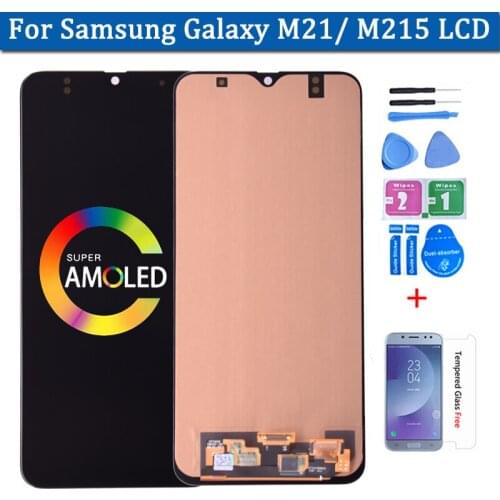 For SAMSUNG GALAXY M21 M215 LCD Display with Touch Screen Digitizer Assembly For Samsung M215F/DS Replacement Parts