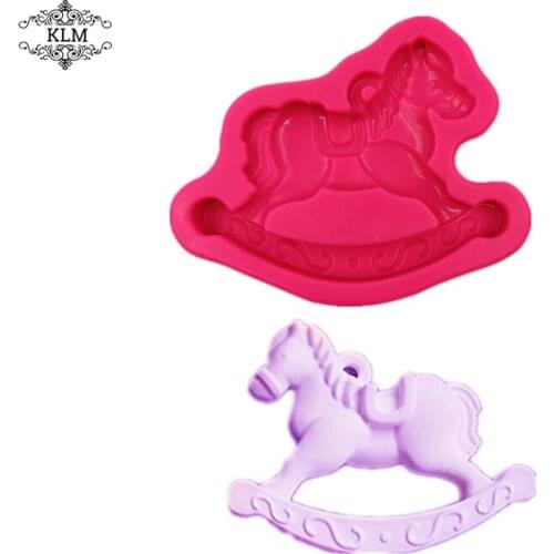 Trojan silicone mold cake tool DIY chocolate tool plaster mold used to assist chocolate making cake decoration model KLM