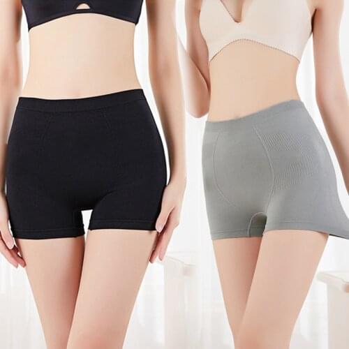 Women Safety Shorts Pants Seamless Underpants High Waist Panties Girls Sexy Breathable Stretchy Tights Ladies Under Skirt Shorts