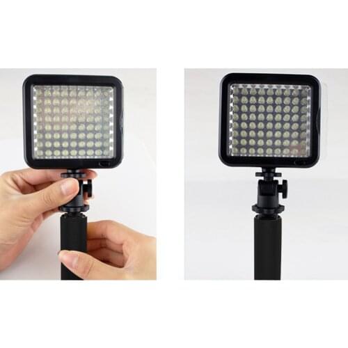 1/4\'\' Metal Handle Hand Grip Camera SLR DSLR Stabilizer for LED Flashlite