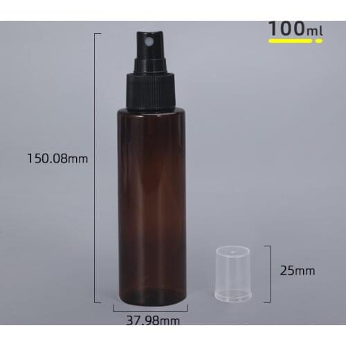 10PCS of 100ML PET Fine Mist Spray Bottles Plastic liquid Pump Bottle Travel Perfume Water container Newest