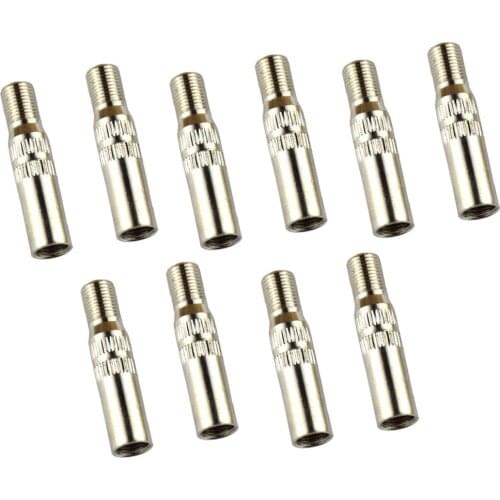10 Pcs. Φ 7.5mm Tire Valve Extension Caps Valve Extension Cap Metal Caps For Car Truck Passenger Car, Length 39mm