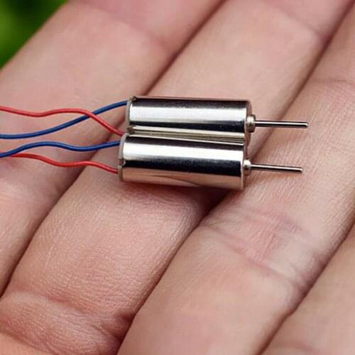 2PCS Mini Electric 615 Coreless Motor DC3V 3.7V Micro Tiny Hollow Cup NdFeB Magnetic High Speed DIY Drone RC Airplane Quadcopter