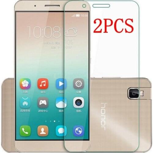 2PCS Original Tempered Glass For Huawei ShotX Shot X Screen Protector Thoughed protective film For Honor 7i glass