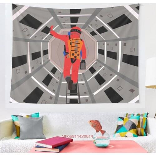 2001 A Space Odyssey tapestry Wall Hanging Bedspread Wall Art Bedding Curtain Throw Sheet Furniture Comfort Sporting Events