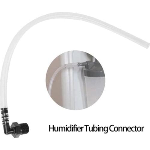 90 Degrees Humidifier Tubing Connector Adapter for 5L Oxygen Generator Humidifier Cup Health Care