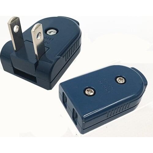 American Standard Two flat industrial power socket JHD-2201 connector socket JHD-2202 female plug /10A /250V 10pcs