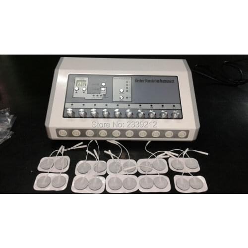 Free shipping Portable Electrical Muscle Stimulation EMS Russian Wave Slimming device for face and body