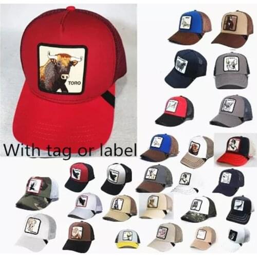 2021 NEW Baseball Cap Animal Embroidery Anime Cute Embroidery Summer Mesh Mens Ms. Outdoor Sunshade Truck Driver hats D