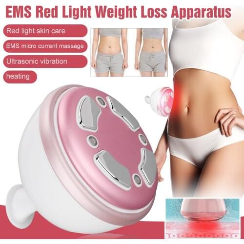 EMS Fat Burner Body Slimming Massager Ultrasonic Vibrate Cavitation Massager Heating Infrared Weight Loss Beauty Firming Device