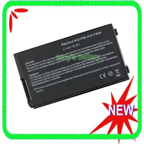 A32-F80 A32-F80A Battery for Asus F80S F80L F80Q F81SE F83E K41 K41E X61G X61Z X82 X85 X85S X85E X85C X88S Pro61 Pro61S PRO86