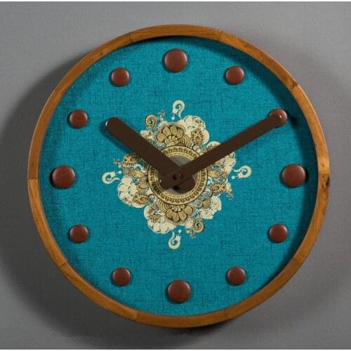 Nordic Vintage Wall Clock Creative Wood Designs Silent Living Room Quartz Wall Clock Reloj De Pared Home Decor Clocks DB60WC