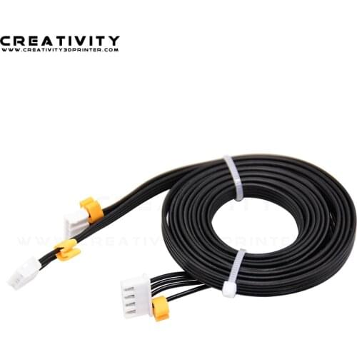Newest 1.5m Cables Stepper Motor Double Z-axis Cord Line 3D Printer Parts for CR-10 CR-10S CR-10X CR-10PRO Ender-3