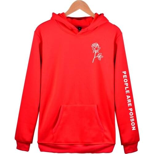 New People Are Poison Rose Men/Women Hoodies Sweatshirt Casual Boy/Girl Fashion Harajuku Cute Korean Sweatshirts Polluvers