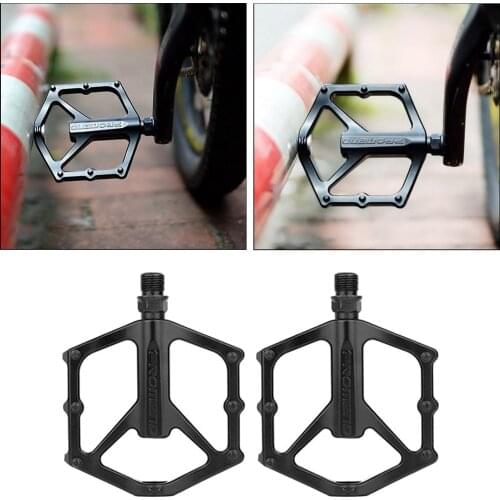 Road Bike Aluminum Alloy Pedals Lightweight Widen 9/16" DU Bearing Pedals