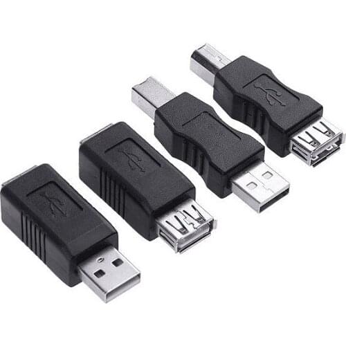 Usb 2.0 A Female To Usb B Print Male Adapter Converter