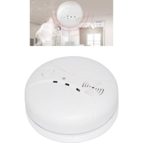 517A Smoke Alarms Battery Operated Independent Smoke Detector Fire Alarm with 80dB Loud/Light Home Garage Security