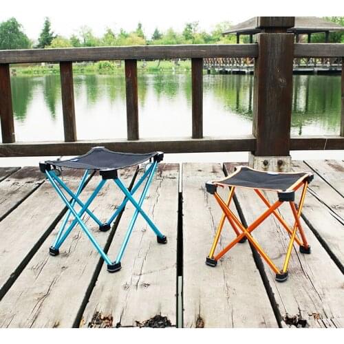 Super light small Mazar folding stool portable open door chair artifact train travel stool