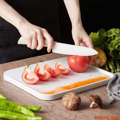 U-shaped Cutting Board Slope Design Chopping Board Anti-slip Cutting Board for Meal Vegetable Fruit Chopping Block Kitchen Tools