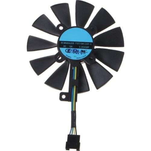 88MM FDC10U12S9-C Cooling Fan For Gigabyte GTX 1050 1060 1070 960 RX 470 480 570 580 T129215SU PLD09210S12HH