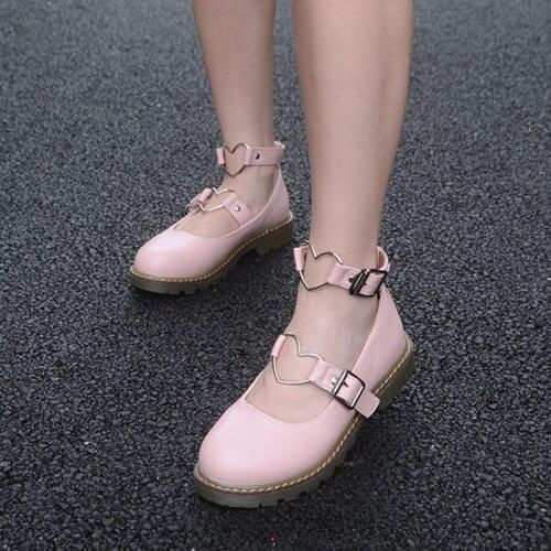 Japanese doll shoes female soft sister Lolita student vintage lace bowknot princess kawaii shoes shallow mouth single shoes