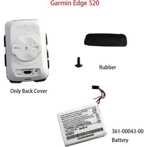 Back Cover Without Battery /waterproof rubber interface /Battery 361-00043-00 Repair Replacement for Garmin edge 520