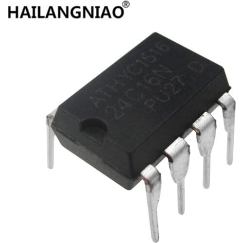 10PCS AT24C16N 24C16N 24C16 AT24N16 SOP-8 EEPROM 16k 2-Wire Bus new original