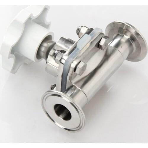 3/4'' 1'' 11/4'' 11/2'' Sanitary Tri Clamp Clover Diaphragm Valve Sanitary 316L Stainless Steel