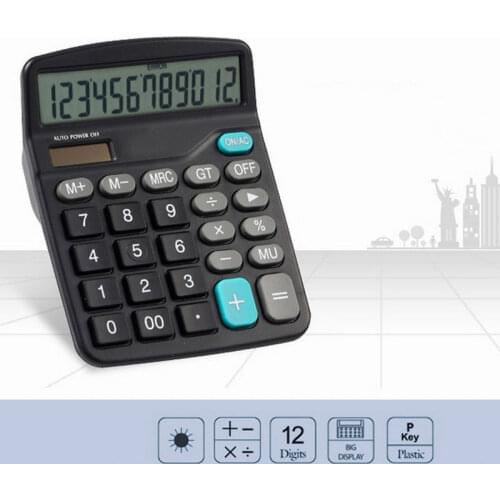 12 Digit Large Screen Calculator Financial Accounting Clear inventory DU55