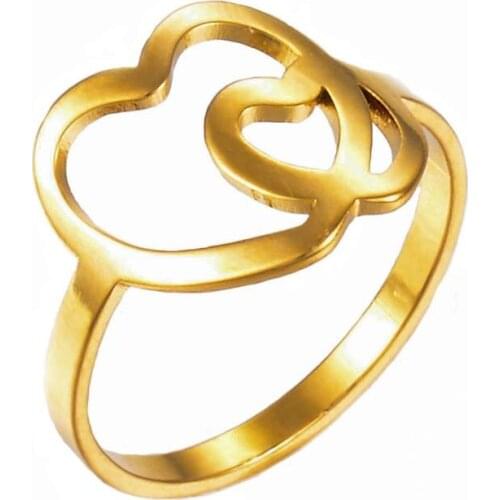 2021 Womens Stainless Steel Ring "Love" Logo Fashion Style Jewelry