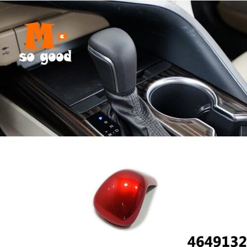 ABS Car Styling Accessories Knob Handle Cover Trim Sticker Shell for Toyota Camry 2017/18/19/20 Interior Car Gear Shift Lever