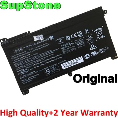 SupStone Genuine HSTNN-UB6W 843537-541 BI03XL laptop battery for HP Pavilion X360 13-U100TU U113TU U169TU TPN-W118 Stream 14-AX0