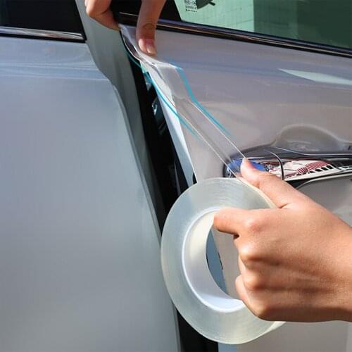 Car Styling 300*3cm Car Door Anti-collision Strip Stickers Car Door Edge Guards Protector Transparent Invisible Auto Accessories