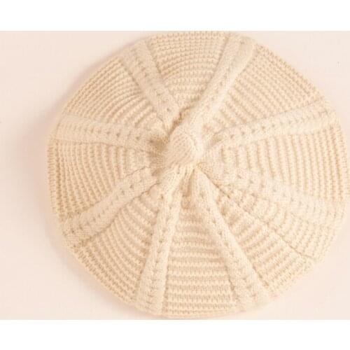 D7WF Childrens Octagonal Beret Suitbale for Home School Travel Birthday Christmas