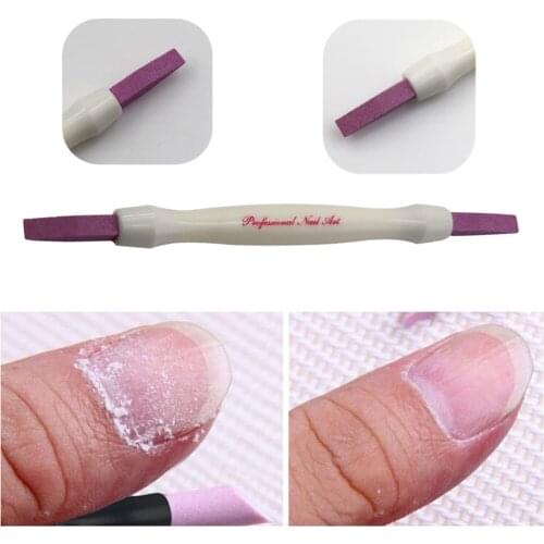 Stone Nail File Nail Art Tools Cuticle Remover Trimmer Buffer Pedicure Manicure Files polish nail effectively exfoliate Polish Q