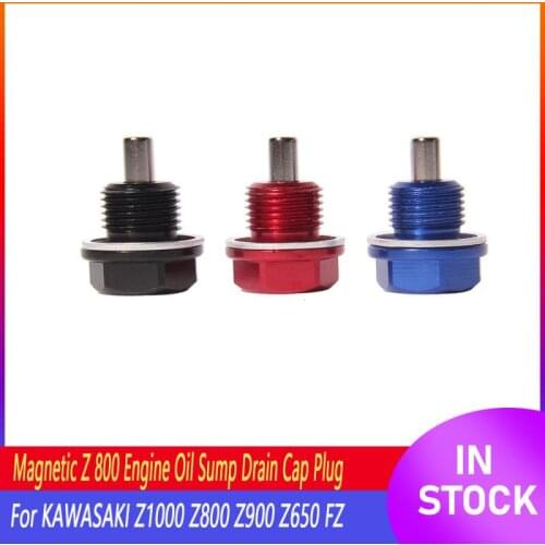 Magnetic Z 800 Engine Oil Sump Drain Cap Plug Screw Sump Nut bolt For KAWASAKI Z1000 Z800 Z900 Z650 FZ MT 09 MT09/FZ09 MT-09