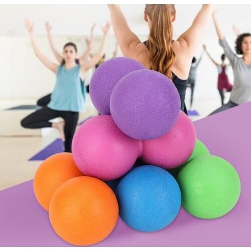 TPE Lacrosse Ball Fitness Relieve Gym Trigger Point Massage Ball Training Fascia Hockey Ball massage ball
