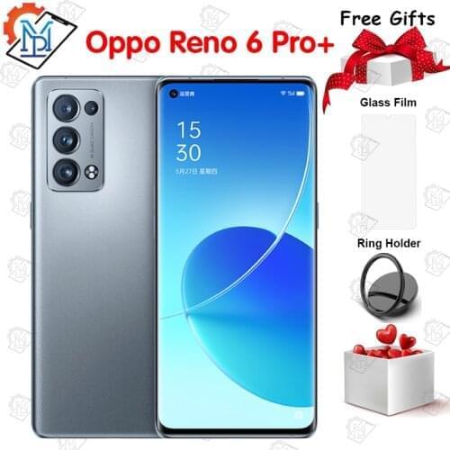 New Arrival Original OPPO Reno 6 Pro + Plus 5G Mobile Phone 6.55“ AMOLED 90Hz 8GB+128GB Snapdragon 870 Android 11 NFC Smartphone