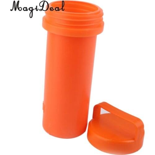 MagiDeal Hot High Quality PVC Repair Kit Container Bucket for Inflatable Kayak Rowing Boats Parts Supplies Accessories Orange