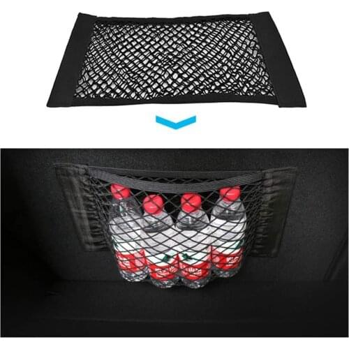Mesh Trunk Car Organizer Net goods Universal Storage Rear Seat Back Stowing Tidying Auto Accessories Travel Pocket Bag Network
