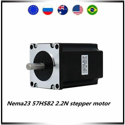 1 kit 57HS82-3004A8 Nema23 stepper motor 2.2Nm 3A dc motor + motor driver TB6600 / DM542 / DM556 for CNC