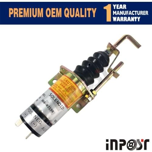 In Stock Stop Solenoid Valve 366-07198 1502-24 24V For Lister Petter