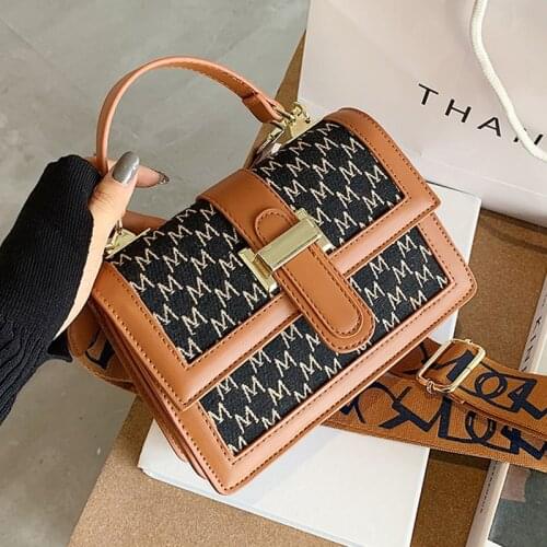 Vintage Shoulder Flap Bags For Women Fashion Small Cross Body Brand Designer Lady PU Scrub Leather Crossbody Bag Luxury Handbag