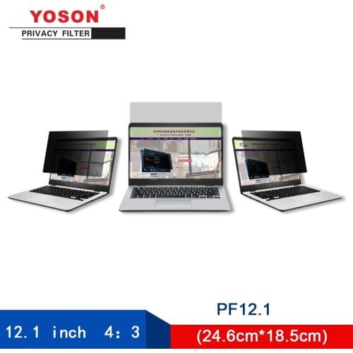 YOSON 12.1 inch Standardscreen 4:3 notebook computer Privacy Filter/anti peep film / anti reflection film / anti screen
