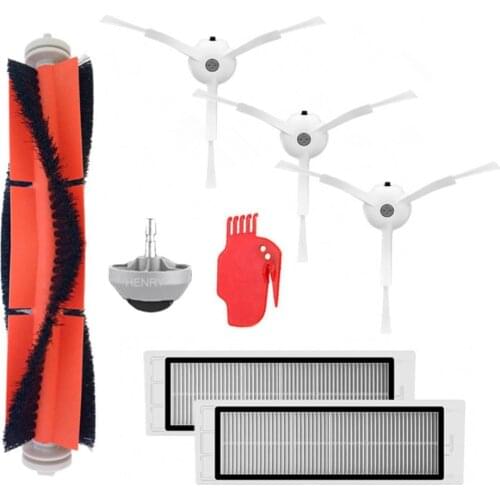 Robot Vacuum Cleaner Spare Parts for Xiaomi Mi Roborock Replacement Kits Cleaning Side Brushes HEPA Filter Roller brush Wheel