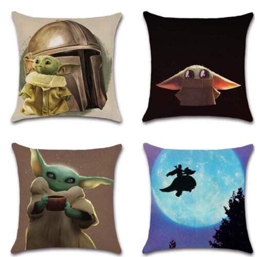 Star Baby Master TV show print cotton linen polyester cushion cover pillowcase decoration for home sofa chair kids bedroom gift