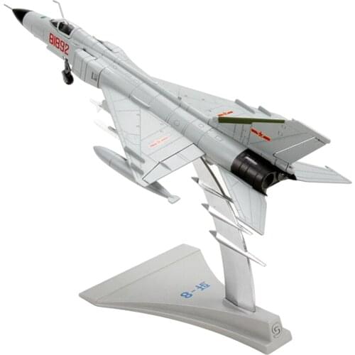 1/72 Scale J-8 Plane Chinese Fighter Metal Fighter Military Model Diecast Plane Model for Collection Gift