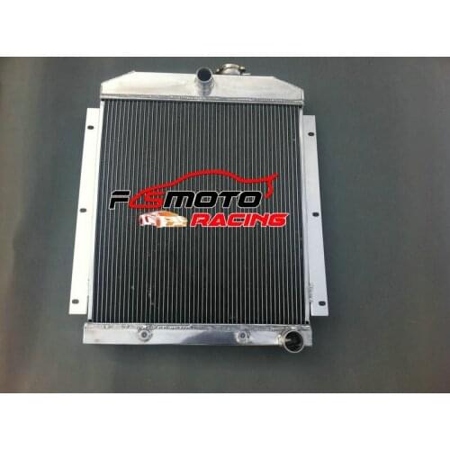 4 Row Full Aluminum Alloy Radiator 1947-1954 For Chevy Pickup Truck 47 48 49 50 51 52 53 54 New